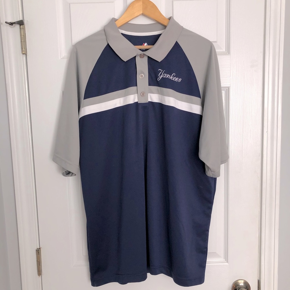 Majestic NY Yankees Navy Polo XXL